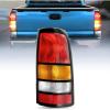 imageNilight Taillight Assembly Compatible with 1999 2000 2001 2002 2003 2004 2005 2006 GMC Sierra 19992002 Chevy Silverado Smoke Housing Rear Lamp Replacement Only Fits Fleetside ModelsBlack BorderPassenger Side