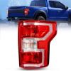 imageNilight Taillight Assembly Compatible with 2018 2019 2020 Ford F150 F150 Pickup Truck Rear Lamp Replacement OE Style Red Housing with Bulbs and Harness Driver and Passenger sidePassenger Side