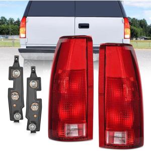 imageNilight Taillight Assembly Compatible with 1988 1989 1990 1991 1992 1993 1994 1995 1996 1997 1998 1999 Chevy GMC CK Suburban Blazer Tahoe Yukon 1999 2000 Silverado Sierra Cadillac EscaladePair of Driver and Passenger Side