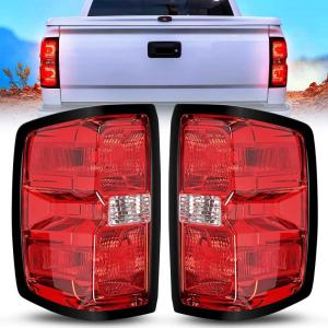 imageNilight Taillight Assembly Compatible with 2014 2015 2016 2017 2018 2019 Chevy Silverado 1500 2500 HD 3500 HD 20152019 GMC Sierra 3500HD 2019 Silverado 1500LD OE Style Rear Lamp ReplacementPair of Driver and Passenger Side