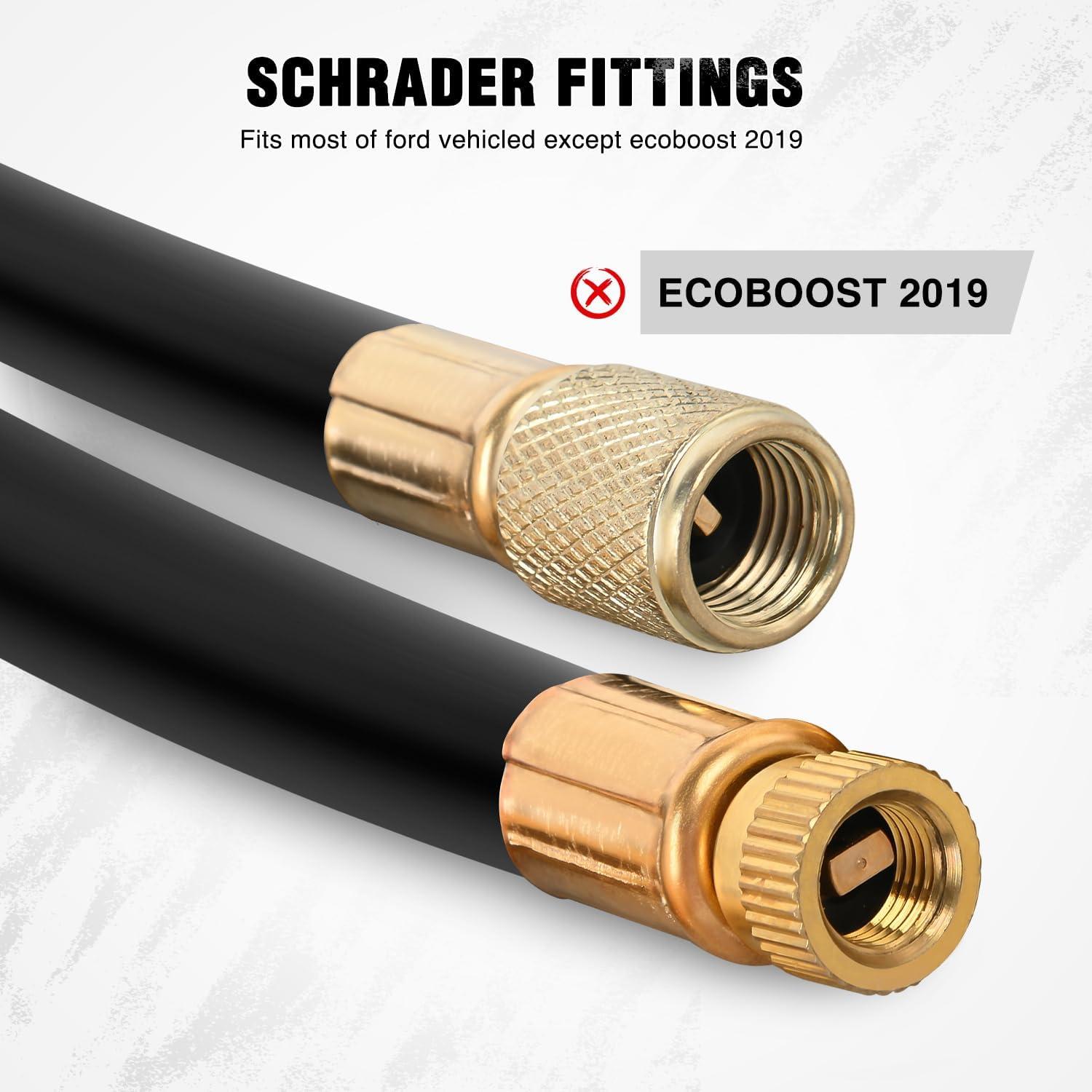 imageNilight Fuel Pressure Gauge Tester Kit 0100 PSI Fuel Injection Pump Pressure Gauge Petrol Engine Diagnostic Tester for Car Truck Motorcycle SUV ATV RV 9PCSMaster A