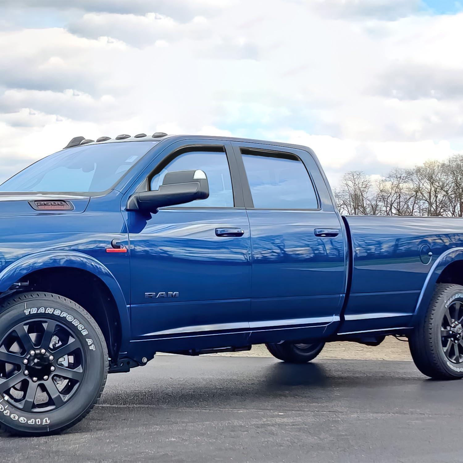 imageNilight Window Visor Compatible with Dodge Durango 2011 2012 2013 2014 2015 2016 2017 2018 2019 2020 2021 2022 2023 2024 in Channel Window Deflectors Rain Guards Acrylic4pcsRam 1500 20092018 Crew Cab