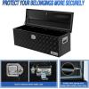 imageNilight 39 Inch Truck Tool Box Heavy Duty Aluminum Stripes Plated Pick Up Truck Bed Toolboxes 39quotx13quotx10quot Waterproof Storage Organizer for Bed of Truck RV Trailer with Side Handle Lock Keys Black44x15x15