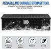 imageNilight 39 Inch Truck Tool Box Heavy Duty Aluminum Stripes Plated Pick Up Truck Bed Toolboxes 39quotx13quotx10quot Waterproof Storage Organizer for Bed of Truck RV Trailer with Side Handle Lock Keys Black39x13x10