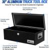 imageNilight 39 Inch Truck Tool Box Heavy Duty Aluminum Stripes Plated Pick Up Truck Bed Toolboxes 39quotx13quotx10quot Waterproof Storage Organizer for Bed of Truck RV Trailer with Side Handle Lock Keys Black30x13x96