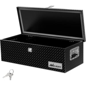 imageNilight 39 Inch Truck Tool Box Heavy Duty Aluminum Stripes Plated Pick Up Truck Bed Toolboxes 39quotx13quotx10quot Waterproof Storage Organizer for Bed of Truck RV Trailer with Side Handle Lock Keys Black30x13x96