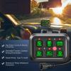 imageNilight 6 Gang Switch Panel Universal Circuit Control Relay System with Fuse Wiring Harness Automatic Dimmable ONOff LED Pod for Cars Trucks Boats ATV UTV SUVGreen