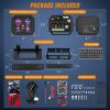 imageNilight 6 Gang Switch Panel Universal Circuit Control Relay System with Fuse Wiring Harness Automatic Dimmable ONOff LED Pod for Cars Trucks Boats ATV UTV SUVRGB