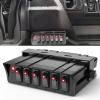 imageNilight  6 Gang Rocker Switch Box SPST Toggle Switch Panel 12V 24V 20A Switch Panel 60Amp Max for Automotive Cars Vehicles Boats RVs Campers SUVs6 Gang Switch Box