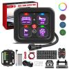 imageNilight 6 Gang Switch Panel Universal Circuit Control Relay System with Fuse Wiring Harness Automatic Dimmable ONOff LED Pod for Cars Trucks Boats ATV UTV SUVRGB