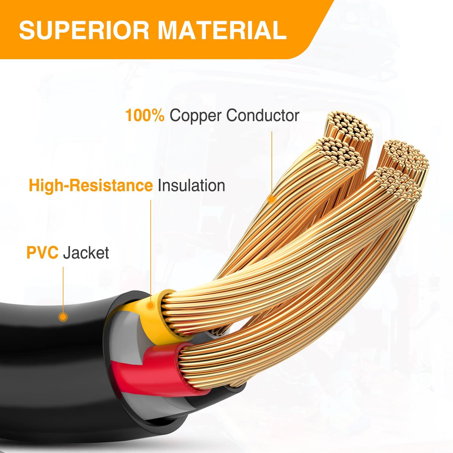 imageNilight  50033R 18 inch 50 Amp to 30 Amp RV Plug Adapter Heavy Duty Dogbone Electrical Adapter with Handle 50A Male to 30A Female Cord Adapter 125V3750W2 Years Warranty50M30F