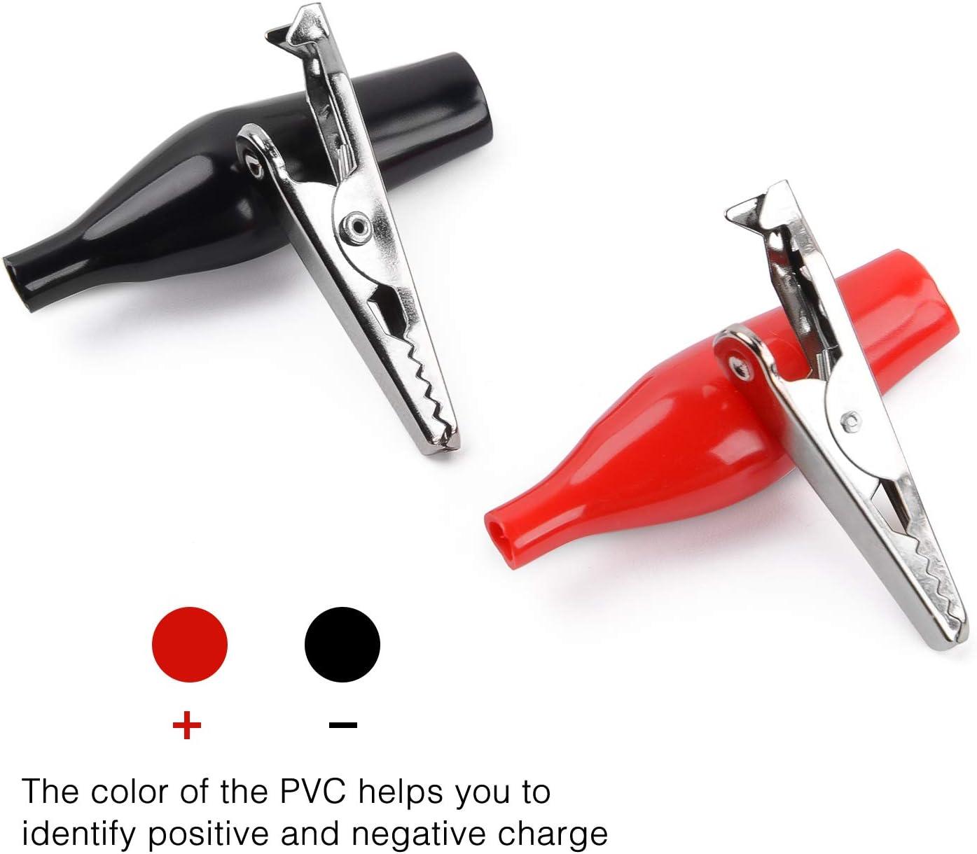 imageNilight  50052R 60Pcs Metal Alligator Clip Clamp Assortment Test Lead Electrical Battery Clamp Connector Alligator Connector Electrical Assortment Charging Clip