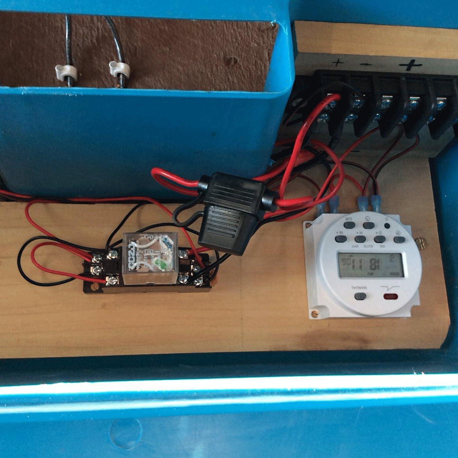 imageNilight 10 Pack NIFH01 Inline Holder 14AWG Wiring Harness ATCATO 30AMP Blade Automotive Fuse Holder10 2 Years Warranty5Pcs 12AWG Fuse Holder