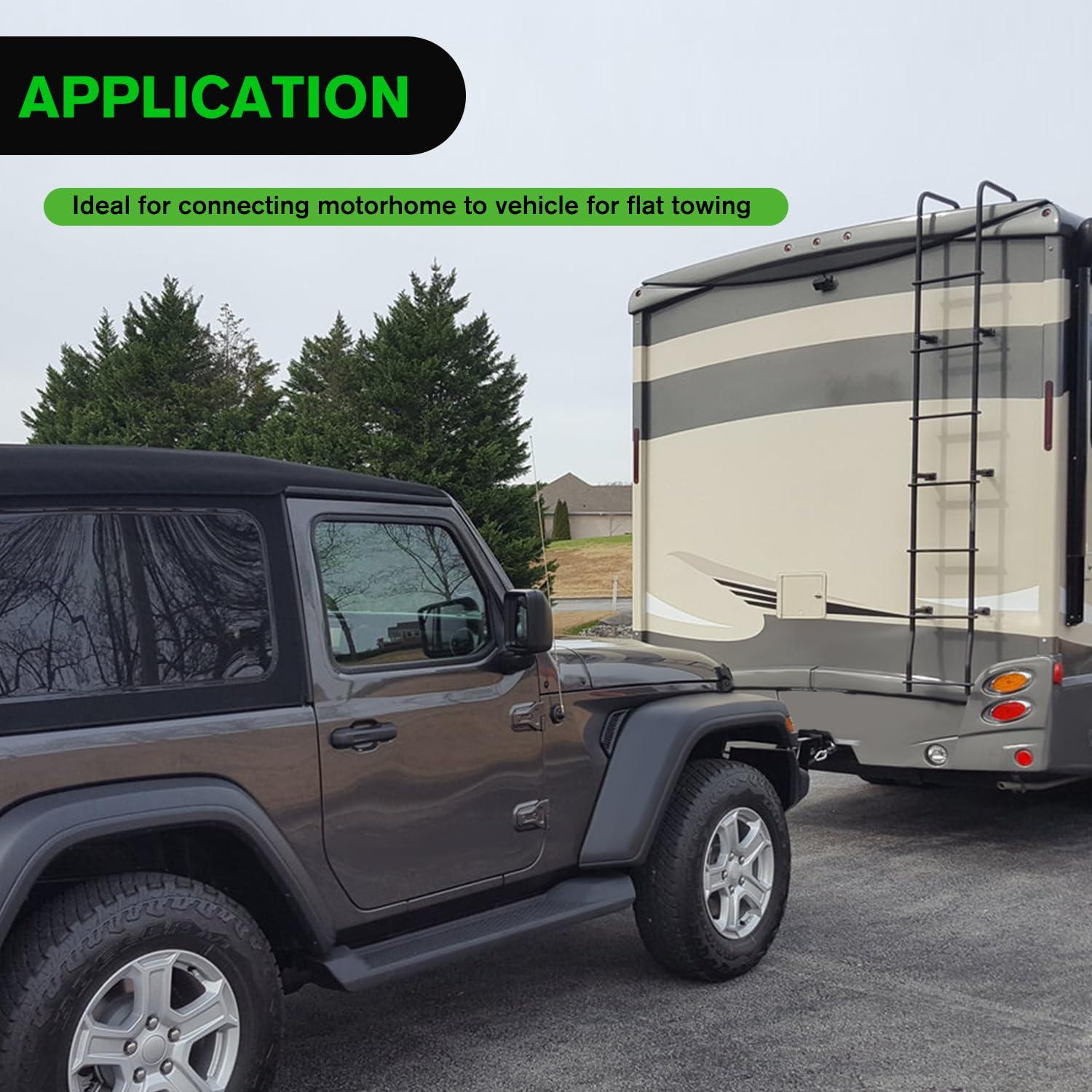 imageNilight 4Way Flat to 7Way Round RV Blade Adapter Plug 4 Pin to 7 Pin Vehicle Side Trailer Light Adapter with Extra Output Wire Tow Hitch Wire Adapter 7 Way Car End with mounting BracketGreen 7 Pin to 6 Pin Trailer Wiring Harness