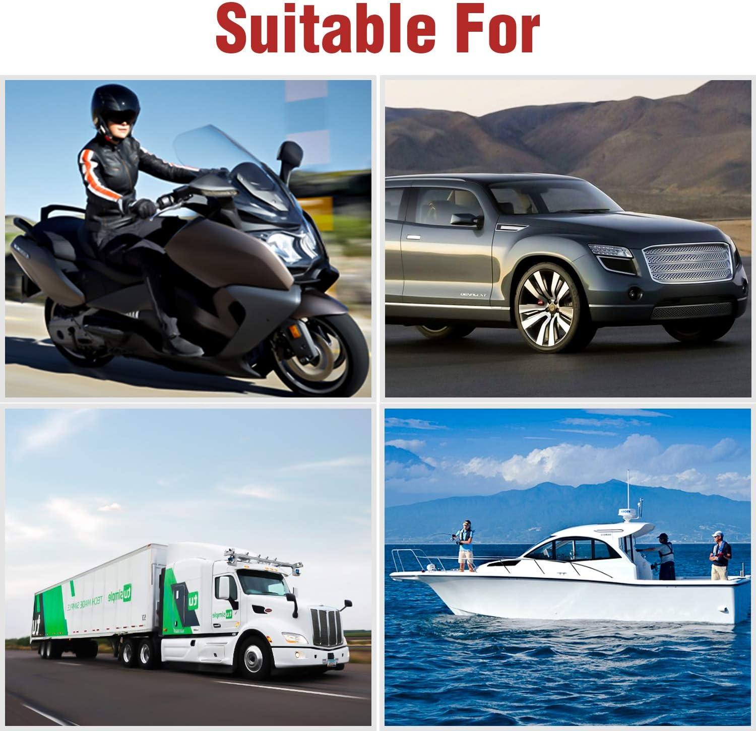 imageNilight Cigarette Lighter Extension Cord Cable Heavy Duty 6ft 12V24V Car Charger with Cigarette Lighter Plug Cigarette Lighter Socket2 Years Warranty1 to 2 Cigarette Lighter Splitter