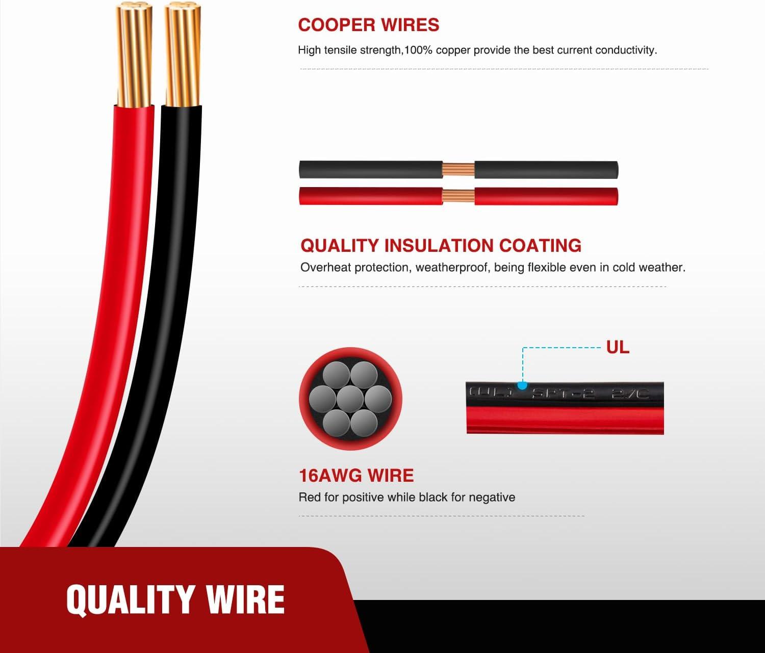 imageNilight Cigarette Lighter Extension Cord Cable Heavy Duty 6ft 12V24V Car Charger with Cigarette Lighter Plug Cigarette Lighter Socket2 Years Warranty1 to 2 Cigarette Lighter Splitter