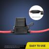 imageNilight 10 Pack NIFH01 Inline Holder 14AWG Wiring Harness ATCATO 30AMP Blade Automotive Fuse Holder10 2 Years Warranty10Pcs 14AWG Fuse Holder
