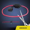 imageNilight 10 Pack NIFH01 Inline Holder 14AWG Wiring Harness ATCATO 30AMP Blade Automotive Fuse Holder10 2 Years Warranty10Pcs 14AWG Fuse Holder
