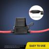 imageNilight 10 Pack NIFH01 Inline Holder 14AWG Wiring Harness ATCATO 30AMP Blade Automotive Fuse Holder10 2 Years Warranty5Pcs 12AWG Fuse Holder