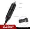 imageNilight Cigarette Lighter Extension Cord Cable Heavy Duty 6ft 12V24V Car Charger with Cigarette Lighter Plug Cigarette Lighter Socket2 Years Warranty1 to 2 Cigarette Lighter Splitter