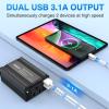 imageNilight Cigarette Lighter Extension Cord Cable Heavy Duty 6ft 12V24V Car Charger with Cigarette Lighter Plug Cigarette Lighter Socket2 Years Warranty150W USB2 110V Outlet