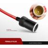 imageNilight Cigarette Lighter Extension Cord Cable Heavy Duty 6ft 12V24V Car Charger with Cigarette Lighter Plug Cigarette Lighter Socket2 Years Warranty6ft Cigarette Lighter Red