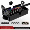 imageNilight Heavy Duty 7 Way Inline Trailer Plug 8 Feet Connector Cable 7Pin RV Round Extension Wiring Harness Weatherproof Junction Box for RV Towing Car16FT Trailer Wiring Harness