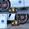 imageNilight Tire Inflator Air Compressor Portable Pump for 12V DC Car Tires with Digital Pressure Gauge 150PSI Auto LED Light Cars ATVs BicyclesAcDc Air Compressor Pressure Gauge