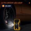 imageNilight Tire Inflator Air Compressor Portable Pump for 12V DC Car Tires with Digital Pressure Gauge 150PSI Auto LED Light Cars ATVs BicyclesAcDc Tire Inflator
