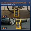 imageNilight Tire Inflator Air Compressor Portable Pump for 12V DC Car Tires with Digital Pressure Gauge 150PSI Auto LED Light Cars ATVs BicyclesAcDc Tire Inflator