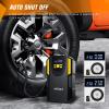imageNilight Tire Inflator Air Compressor Portable Pump for 12V DC Car Tires with Digital Pressure Gauge 150PSI Auto LED Light Cars ATVs BicyclesAir Compressor Pump