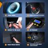 imageNilight Tire Inflator Air Compressor Portable Pump for 12V DC Car Tires with Digital Pressure Gauge 150PSI Auto LED Light Cars ATVs BicyclesAir Compressor Pump With Digital Gauge