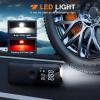 imageNilight Tire Inflator Air Compressor Portable Pump for 12V DC Car Tires with Digital Pressure Gauge 150PSI Auto LED Light Cars ATVs BicyclesCordless Tire Inflator 150psi