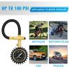 imageNilight Tire Inflator Air Compressor Portable Pump for 12V DC Car Tires with Digital Pressure Gauge 150PSI Auto LED Light Cars ATVs BicyclesNight Glow Tire Gauge