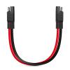 imageNilight 50037R 12FT Cable DC Extension Cord 16AWG 2 Pin Wire Harness with 12V24V Quick ConnectDisconnect SAE Connector with Dust Cap 2 Years Warranty Red black12 SAE Disconnect 10AWG