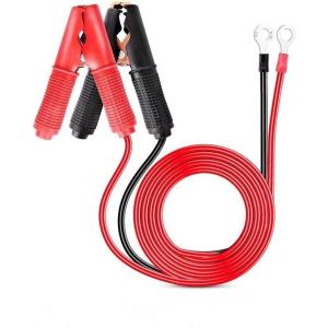 imageNilight  GAACC01 2 Pcs 30A Alligator Clips Booster Jumper Cable for Car Battery Charging Charger 6 mm Copper Terminal