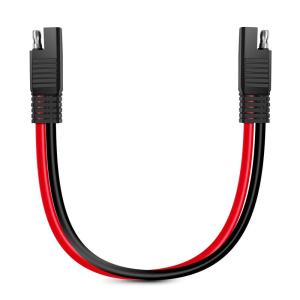 imageNilight 50037R 12FT Cable DC Extension Cord 16AWG 2 Pin Wire Harness with 12V24V Quick ConnectDisconnect SAE Connector with Dust Cap 2 Years Warranty Red black12 SAE Disconnect 10AWG