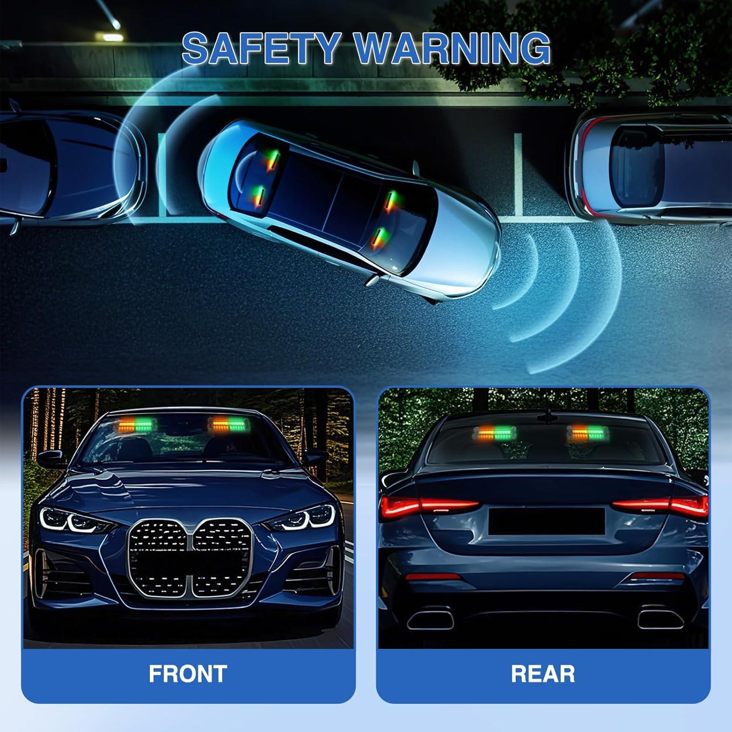 imageNilight 12LED Emergency Strobe Traffic Advisor Light Bar 2 in 1 Purple White Dash Warning Safety Flashing Lights FrontRear Windshield Construction Lights for Trucks Cars Plow Police VehiclesAmber Green 24LED