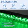 imageNilight 12LED Emergency Strobe Traffic Advisor Light Bar 2 in 1 Purple White Dash Warning Safety Flashing Lights FrontRear Windshield Construction Lights for Trucks Cars Plow Police VehiclesGreen 24LED