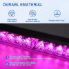 imageNilight 12LED Emergency Strobe Traffic Advisor Light Bar 2 in 1 Purple White Dash Warning Safety Flashing Lights FrontRear Windshield Construction Lights for Trucks Cars Plow Police VehiclesPurple 24LED