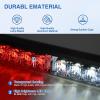 imageNilight 12LED Emergency Strobe Traffic Advisor Light Bar 2 in 1 Purple White Dash Warning Safety Flashing Lights FrontRear Windshield Construction Lights for Trucks Cars Plow Police VehiclesRed White 24LED
