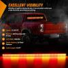 imageNilight 144LED Traffic Advisor Strobe Light Bar with Controller Amber Emergency Warning Hazard InteriorFrontRear Windshield Flashing for Cars Plow Trucks Construction VehiclesAmber Red