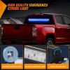 imageNilight 144LED Traffic Advisor Strobe Light Bar with Controller Amber Emergency Warning Hazard InteriorFrontRear Windshield Flashing for Cars Plow Trucks Construction VehiclesBlue