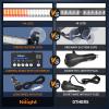 imageNilight 144LED Traffic Advisor Strobe Light Bar with Controller Amber Emergency Warning Hazard InteriorFrontRear Windshield Flashing for Cars Plow Trucks Construction VehiclesRed White