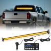 imageNilight 144LED Traffic Advisor Strobe Light Bar with Controller Amber Emergency Warning Hazard InteriorFrontRear Windshield Flashing for Cars Plow Trucks Construction VehiclesAmber