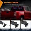 imageNilight 144LED Traffic Advisor Strobe Light Bar with Controller Amber Emergency Warning Hazard InteriorFrontRear Windshield Flashing for Cars Plow Trucks Construction VehiclesRed Blue