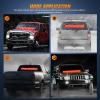 imageNilight 144LED Traffic Advisor Strobe Light Bar with Controller Amber Emergency Warning Hazard InteriorFrontRear Windshield Flashing for Cars Plow Trucks Construction VehiclesRed
