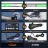 imageNilight 144LED Traffic Advisor Strobe Light Bar with Controller Amber Emergency Warning Hazard InteriorFrontRear Windshield Flashing for Cars Plow Trucks Construction VehiclesGreen White