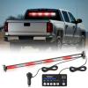 imageNilight 144LED Traffic Advisor Strobe Light Bar with Controller Amber Emergency Warning Hazard InteriorFrontRear Windshield Flashing for Cars Plow Trucks Construction VehiclesRed White