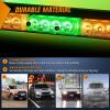 imageNilight 295quot Roof Top Strobe Lights 56LED Hazard Light Emergency Safety Warning LED Flashing Bar Magnetic Mount 12V 24V Cars Trucks Tractors Snow Plows Construction VehiclesAmber Mix Green